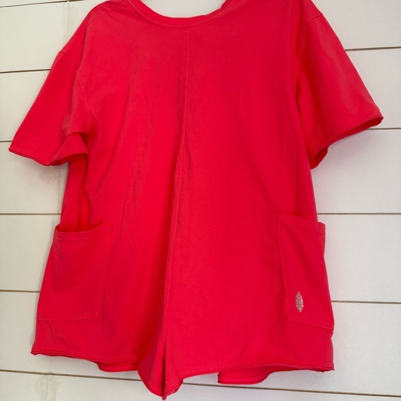 NWOT Free People movement Hot Shot Tee Romper - Picture 9 of 9